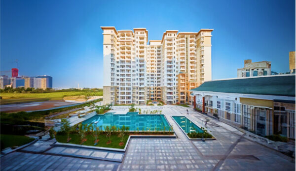 Prestige Jade Pavilion building with contemporary architectural style.